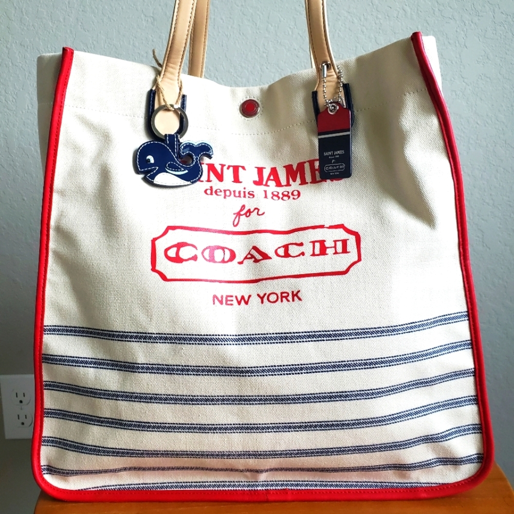 Coach St James Legacy Weekend Canvas Tote